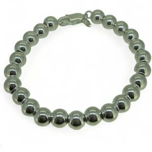 925 Sterling Silver beaded bracelet